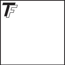 TROPHYFLEX WHITE/BLACK 0.38MM WITH ADHESIVE 305MM x 610MM